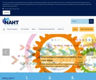 Naht.org.uk(NAHT) Screenshot