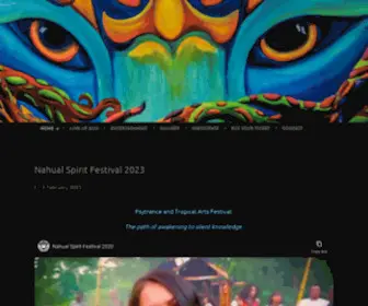 Nahualspiritfestival.com(The 2021 edition is canceled) Screenshot