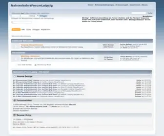 Nahverkehrsforumleipzig.de(Nahverkehrsforumleipzig) Screenshot
