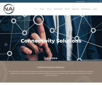 Nai-Group.com(Global Leader in Custom Interconnect Solutions) Screenshot
