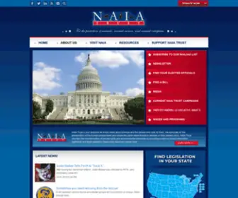 Naiatrust.org(The NAIA Trust is a nonprofit 501 (c)) Screenshot