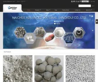 Naicher.cn(NAICHER ADVANCED MATERIAL (YINGKOU) CO) Screenshot