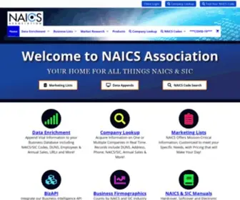 Naics.com(Your Home for all things NAICS & SIC) Screenshot