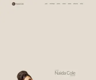 Naidacole.com(Naida Cole) Screenshot