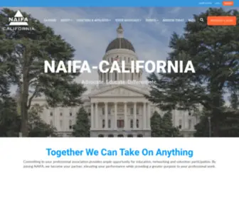 Naifacalifornia.org(National Association of Insurance and Financial Advisors) Screenshot