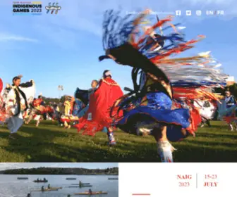 Naig2020.com(North American Indigenous Games (NAIG)) Screenshot