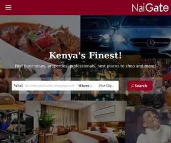Naigate.com(Kenya Business listing Directory Site) Screenshot