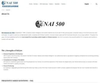 Naiinteractive.com(About NAI Interactive Ltd) Screenshot