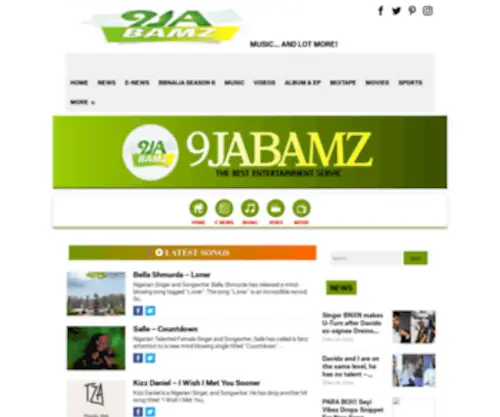 Naijabamz.com.ng(Naijabamz) Screenshot