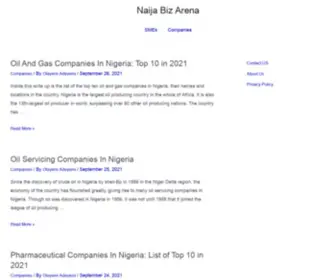 Naijabizarena.com(How to Make Money in Nigeria) Screenshot