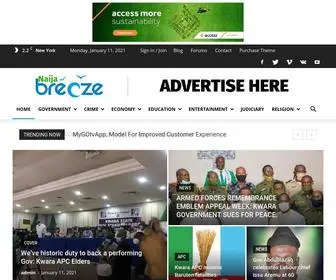 Naijabreezenews.com.ng(NaijaBreezeNews) Screenshot