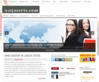 Naijacerts.com(Get smart) Screenshot