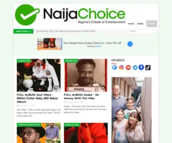 Naijachoice.com.ng(Nigeria's Citadel Of Entertainment) Screenshot