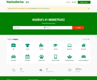 Naijaclassified.com(Post Free Classified Ads in Nigeria) Screenshot