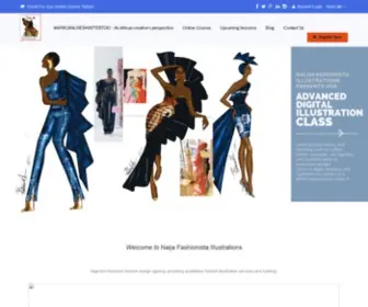 Naijafashionista.com(Naija Fashionista Illustrations) Screenshot