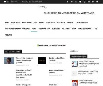 Naijaflavour.com.ng(Classical Entertainment site) Screenshot