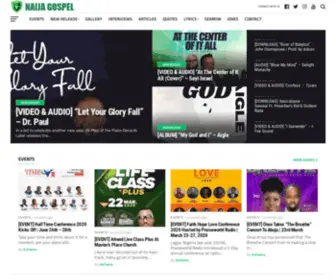 Naijagospel.org(Nigeria's gospel entertainment blog) Screenshot