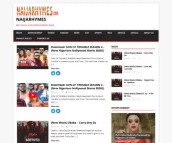 Naijarhymes.com(Home) Screenshot