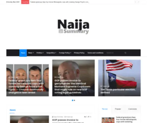 Naijasummary.com(Naija Summary Blog) Screenshot