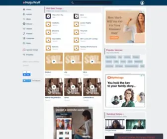 Naijawolf.com(New nigerian music) Screenshot