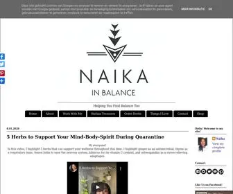 Naikainbalance.com(Naïka in Balance I Dr) Screenshot