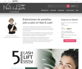 Nailandlash.com(Tienda Nail & Lash) Screenshot