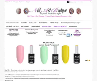 Nailartboutique.fr(Manucure) Screenshot