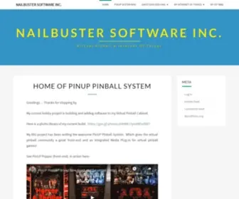 Nailbuster.com(Virtual Pinball & Internet of Things) Screenshot