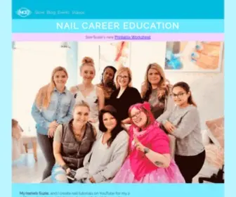 Nailcareer.com(Nail Career Education) Screenshot