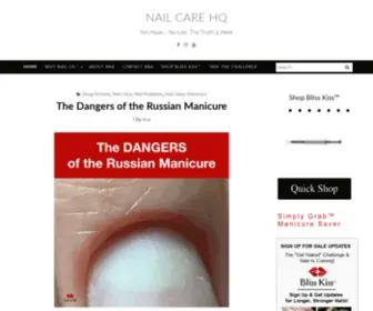 Nailcarehq.com(Only The Truth About Nail Care) Screenshot