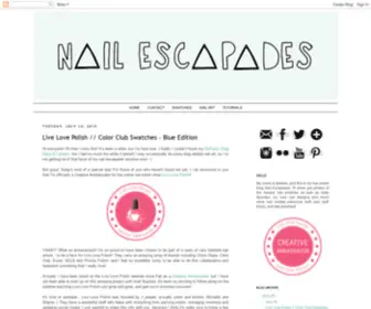 Nailescapades.com(Nail Escapades) Screenshot