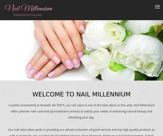 Nailmillenniumroswell.com(Nail Salon) Screenshot