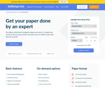 Nailmypaper.com(Nail My Paper) Screenshot