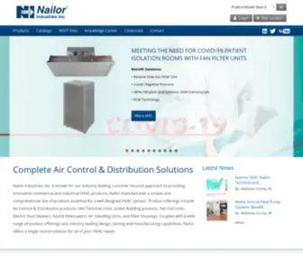 Nailor.com(Complete Air Control and Distribution Solutions) Screenshot