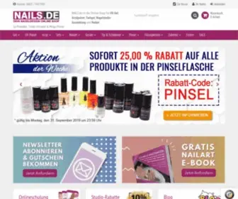 Nails.de(Nageldesign Online Shop) Screenshot