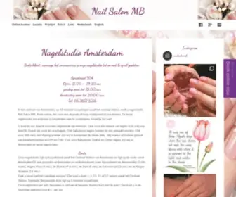 Nailsalonmb.nl(Nail Salon MB) Screenshot