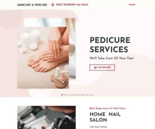 Nailsbynidia.com(Nails by Nidia) Screenshot