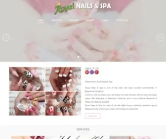 Nailsspabeaumont.com(Royal Nails & Spa) Screenshot