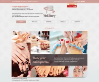 Nailstorydenver.com(Nail Story) Screenshot