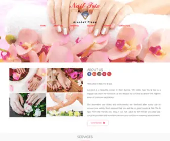 Nailtrixnspaglenburnie.com(Nail Trix & Spa) Screenshot