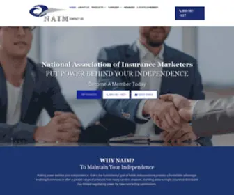 Naim.com(National Association of Insurance Marketers) Screenshot