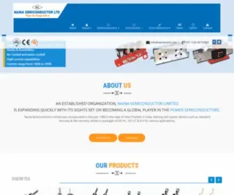 Nainasemi.com(Semiconductor Manufacturer) Screenshot