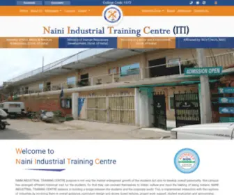 Nainiiti.com(Naini Industrial Training Centre) Screenshot