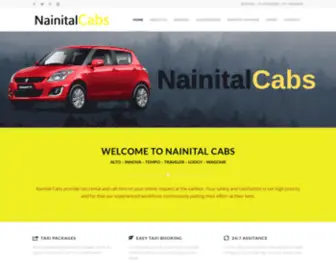 Nainitalcabs.com(Nainital Cabs Taxi Booking Alto) Screenshot