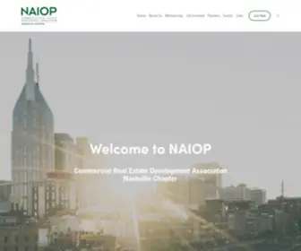 Naiop-Nashville.org(NAIOP Nashville Chapter) Screenshot