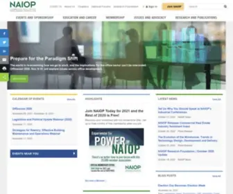 Naiop.org(Commercial Real Estate Development Association) Screenshot