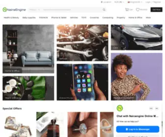 Nairaengine.com(Nigerian No. 1 Online Marketplace) Screenshot