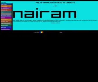 Nairam.sk(CQ DE OM1EI (ex) Screenshot