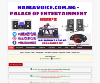 Nairavoice.com(PALACE OF ENTERTAINMENT AND CREATIVE PORTAL) Screenshot