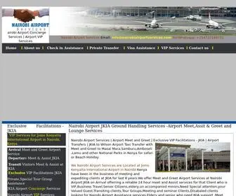 Nairobiairportservices.com(Nairobi JKIA Airport) Screenshot